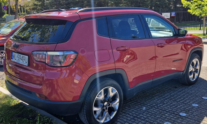 Jeep Compass cena 82900 przebieg: 65000, rok produkcji 2018 z Krzanowice małe 22